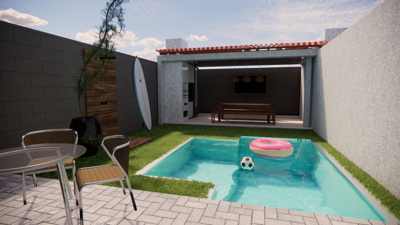 Fachada das Casas